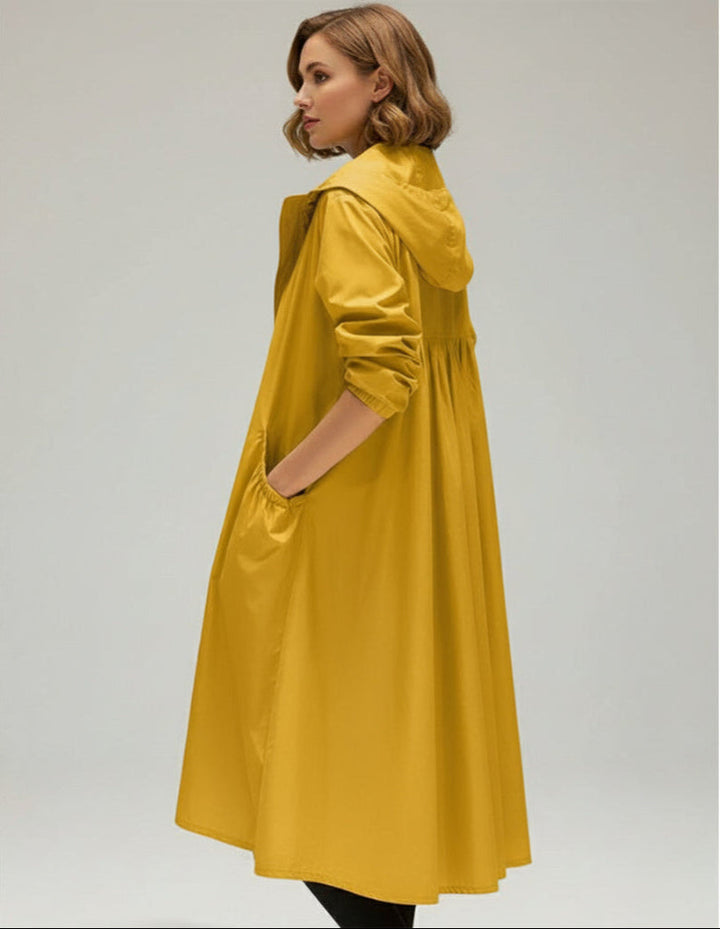 Amelia | Women’s Summer Long Hooded Trench Coat