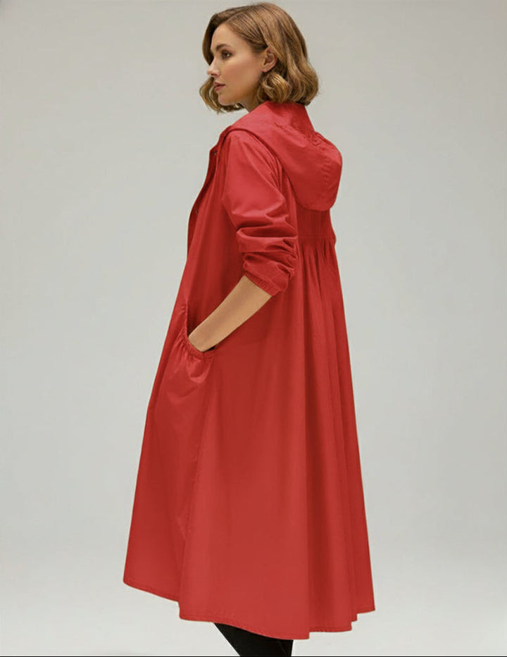 Amelia | Women’s Summer Long Hooded Trench Coat