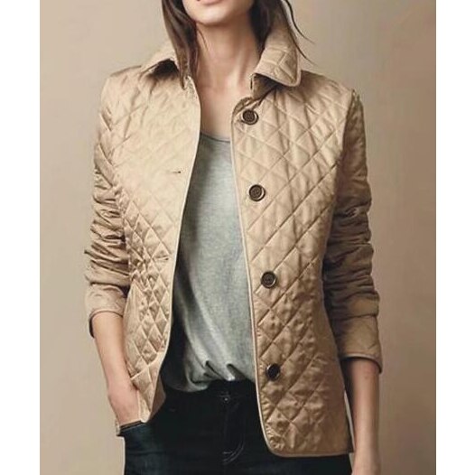 Harper | Women’s Spring Quilted Button Front Jacket