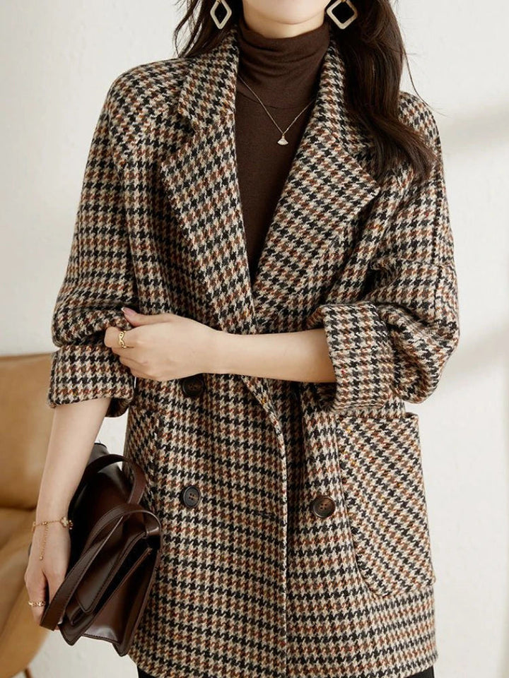 Beatrice | Women Spring Check Blazer Jacket