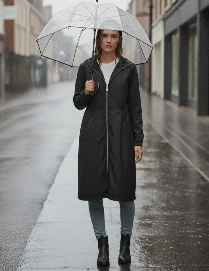 Amelia | Women’s Summer Long Hooded Trench Coat